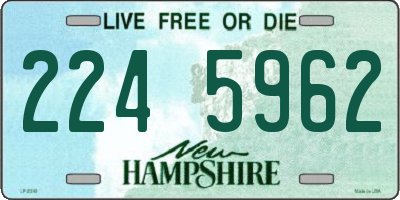NH license plate 2245962