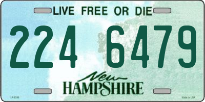 NH license plate 2246479
