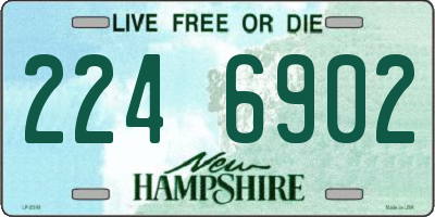 NH license plate 2246902