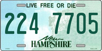 NH license plate 2247705