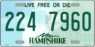 NH license plate 2247960