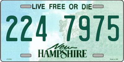 NH license plate 2247975