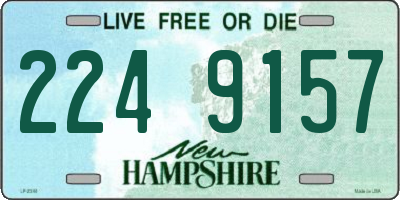 NH license plate 2249157