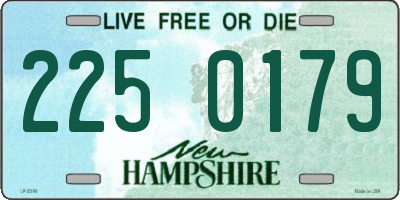 NH license plate 2250179