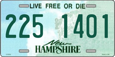 NH license plate 2251401