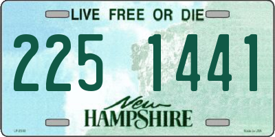 NH license plate 2251441