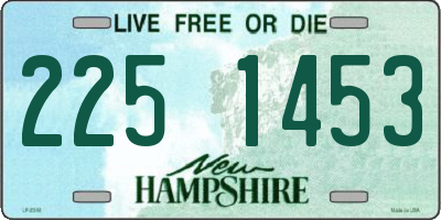 NH license plate 2251453