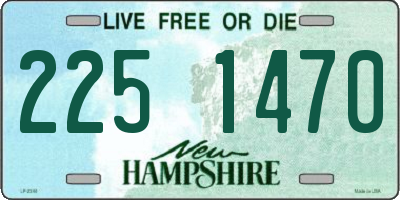 NH license plate 2251470