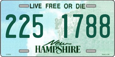 NH license plate 2251788