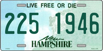 NH license plate 2251946