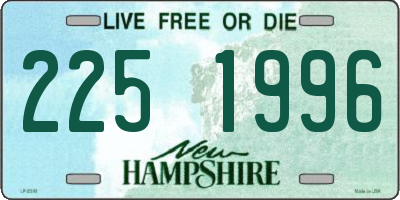 NH license plate 2251996