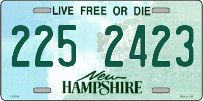 NH license plate 2252423