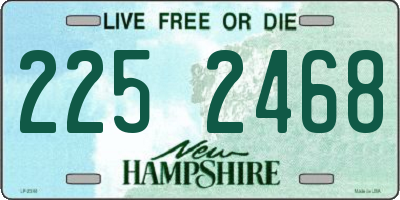 NH license plate 2252468