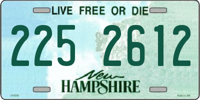 NH license plate 2252612