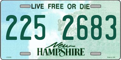 NH license plate 2252683
