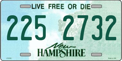 NH license plate 2252732
