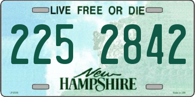 NH license plate 2252842