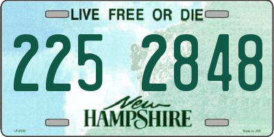 NH license plate 2252848