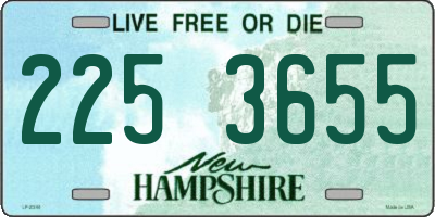 NH license plate 2253655