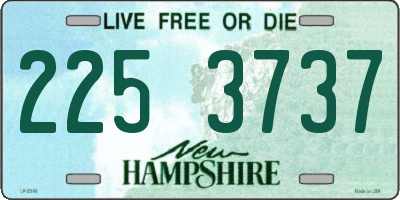 NH license plate 2253737
