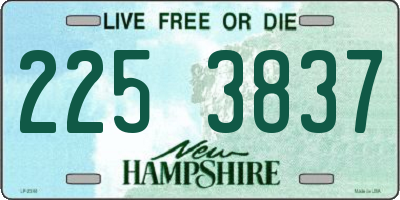 NH license plate 2253837