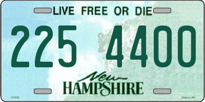 NH license plate 2254400