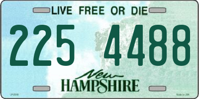 NH license plate 2254488