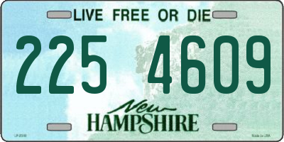 NH license plate 2254609