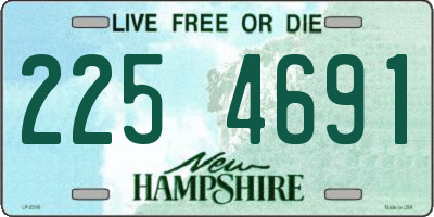 NH license plate 2254691