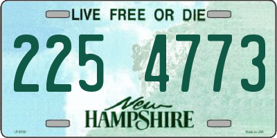 NH license plate 2254773