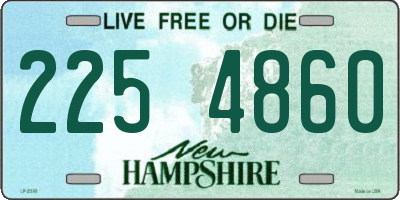 NH license plate 2254860
