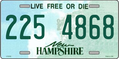 NH license plate 2254868