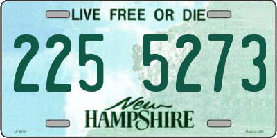 NH license plate 2255273