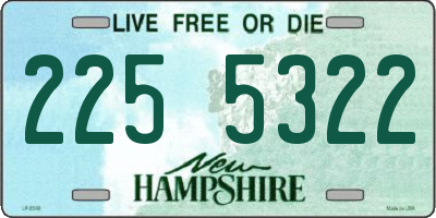 NH license plate 2255322