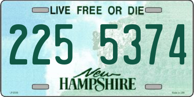 NH license plate 2255374