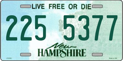 NH license plate 2255377