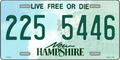 NH license plate 2255446