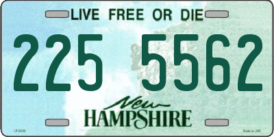 NH license plate 2255562