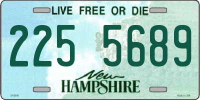 NH license plate 2255689