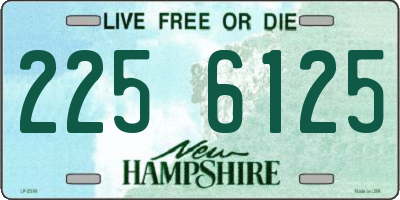 NH license plate 2256125
