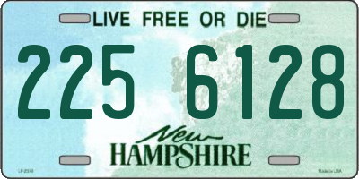 NH license plate 2256128