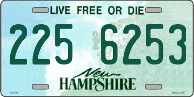 NH license plate 2256253