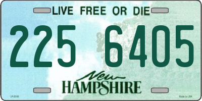 NH license plate 2256405
