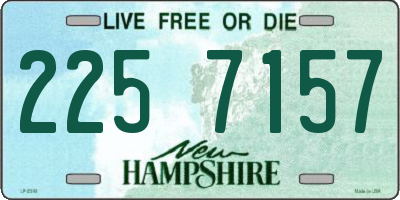 NH license plate 2257157