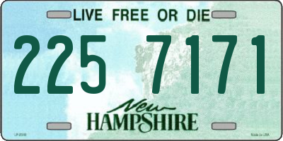 NH license plate 2257171