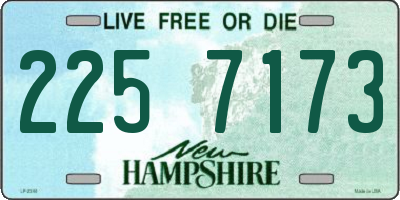 NH license plate 2257173