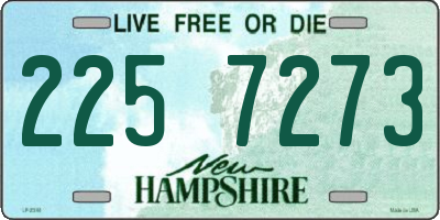 NH license plate 2257273