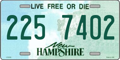 NH license plate 2257402