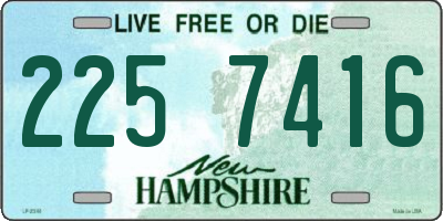 NH license plate 2257416