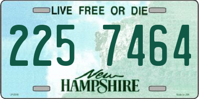 NH license plate 2257464